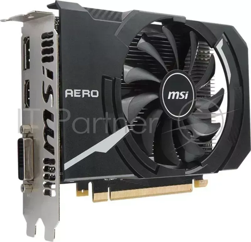 Видеокарта MSI PCI E GTX 1050 TI AERO ITX 4G OC nVidia GeForce GTX 1050TI 4096Mb 128bit GDDR5 1341/7008 DVIx1/HDMIx1/DPx1/HDCP Ret