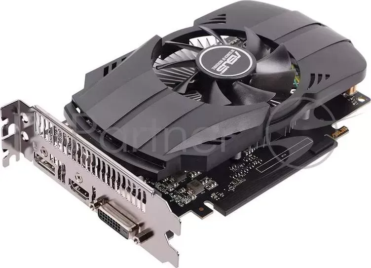Видеокарта 2Gb <PCI-E> ASUS PH-GTX1050-2G <GTX1050, GDDR5, 128 bit, DVI, HDMI, DP, Retail (PH-GTX1050-2G)>