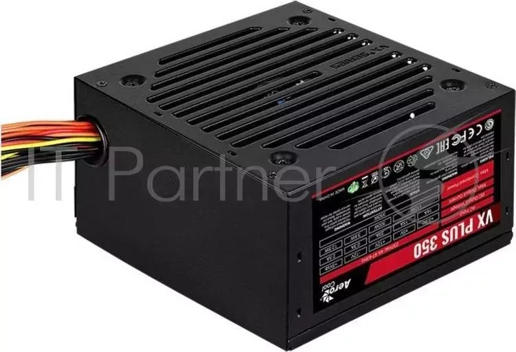 Блок питания Aerocool ATX 350W VX-350 PLUS (24+4+4pin) 120mm fan 2xSATA RTL