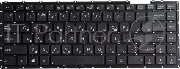 Клавиатура [Asus X450] [0KNB0-4132US00] Black, No Frame, RU Prunt ASUS [ No RU