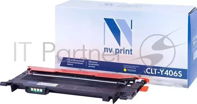 Картридж NV Print совместимый Samsung CLT-Y406S Yellow для CLP-360/365/368/CLX-3300/3305 (1000k) NVPrint NV CLP 360/365/368/CLX 3300/3305