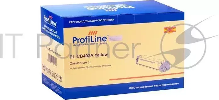 Картридж PL-CB402A для принтеров HP CLJ CP4005/CP4005DN/CP4005N Yellow 7500 копий PROFILINE HP ProfiLine