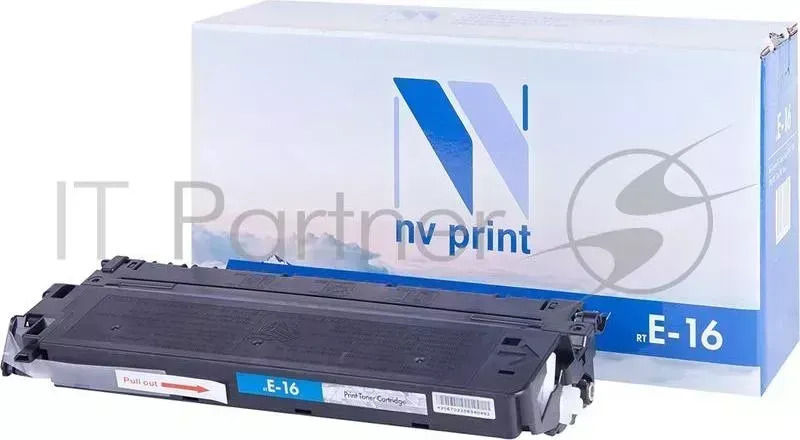 Картридж NV Print совместимый Canon E-16 для FC-2xx/3xx/530/108/208/PC-7xx/PC-8xx (2000k) NVPrint Совместимые и E 16 NVP FC100/200/300 Series PC800 Series. 2000 стр.