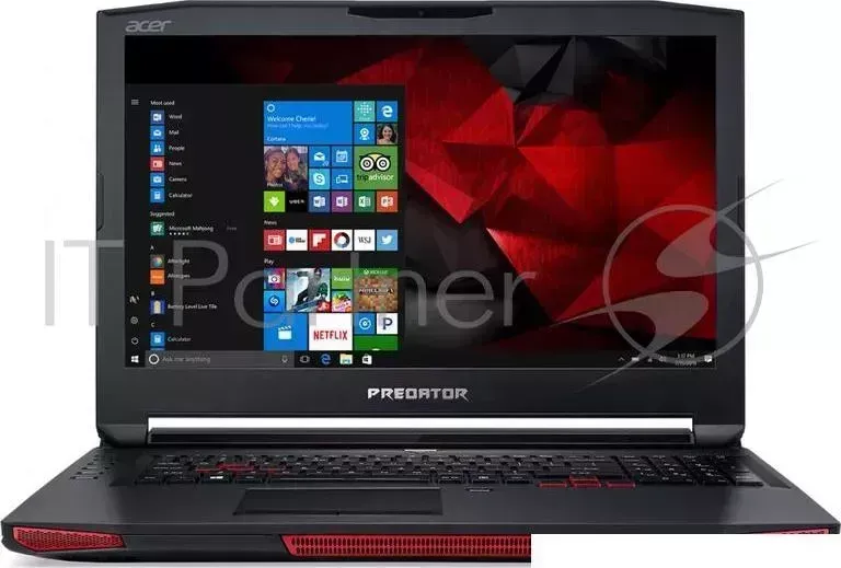 Ноутбук ACER Predator GX-792-747Y Core i7 7820HK/16Gb/1Tb/SSD256Gb/nVidia GeForce GTX 1080 8Gb/17.3"/IPS/FHD (1920x1080)/Windows 10 Home/black/WiFi/BT