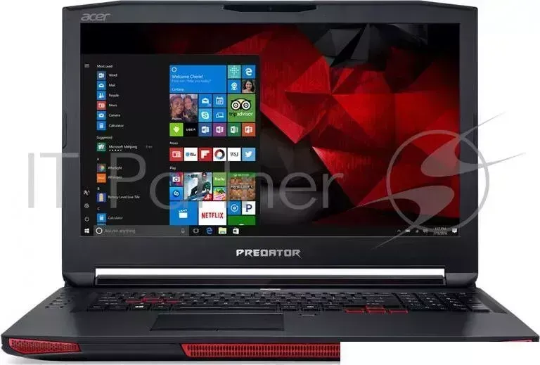 Ноутбук ACER Predator GX 792 78JB Core i7 7820HK/32Gb/2Tb/SSD256Gb 256Gb/nVidia GeForce GTX 1080 8Gb/17.3"/IPS/FHD 1920x1080 /Windows 10 Home/black/WiFi/BT/Cam/60