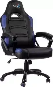 Кресло офисное AEROCOOL геймеров AC80C-BB черно-синее