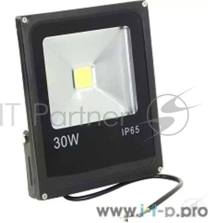 Прожекторы, светильники для уличного освещения ЭРА 30W LPR 30 6500К Мчерный светодиодный 30W, 6500К