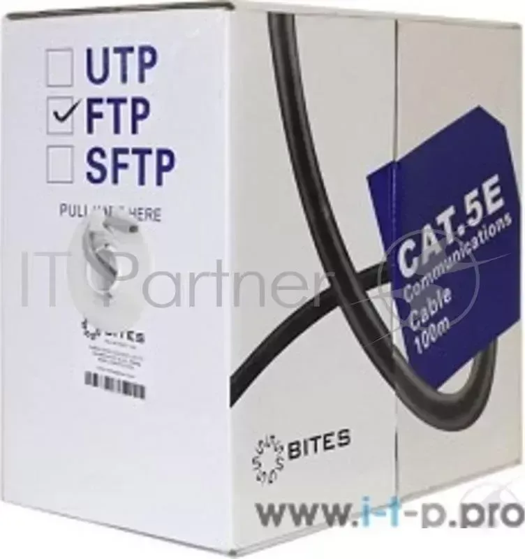 Кабель 5bites FS5505-100A FTP / SOLID / 5E / 24AWG / CCA/ PVC / 100M