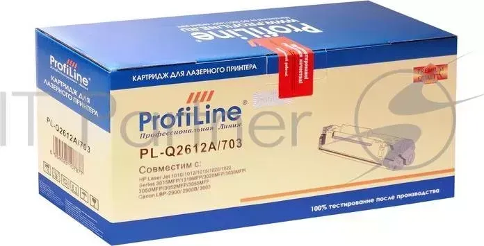 Картридж PL-Q2612A/703 для принтеров HP LJ 1010/1012/1015/3015/3020/3030/1020/1022/3050/3052/3055/M1005/M1005MFP/M1319/M1319MFP Series Canon LBP 2900/ PROFILINE HP LJ 3000 2000