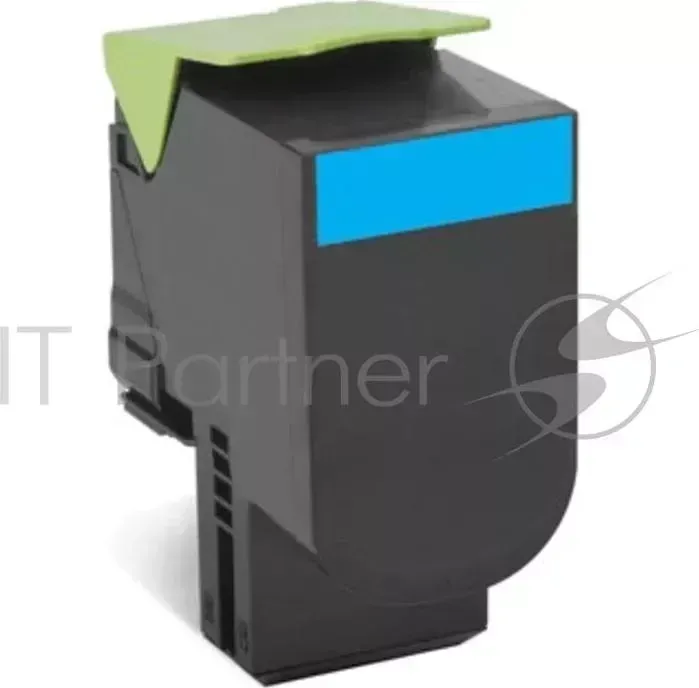 Картридж LEXMARK сверхвысокой мкости с голубым тонером для CS510de, CS510dte, 4 тыс. стр. 708XCE Cyan Extra High Yield Toner Cartridge
