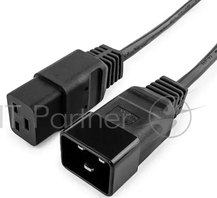 Кабель питания для UPC GEMBIRD /Cablexpert, 1.5м, С19 C20, 16А, черный, с заземлением PC 189 C19