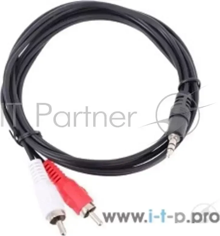 Кабель соединительный Telecom 3.5 Jack M 2xRCA M , стерео, аудио, 2м TAV7183 2M