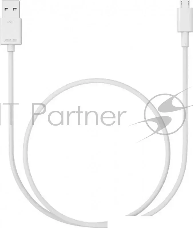 Кабель Asus ACAU002 microUSB-USB 2.0 белый 0.9м для Zenfone (90AC02X0-BCA001)