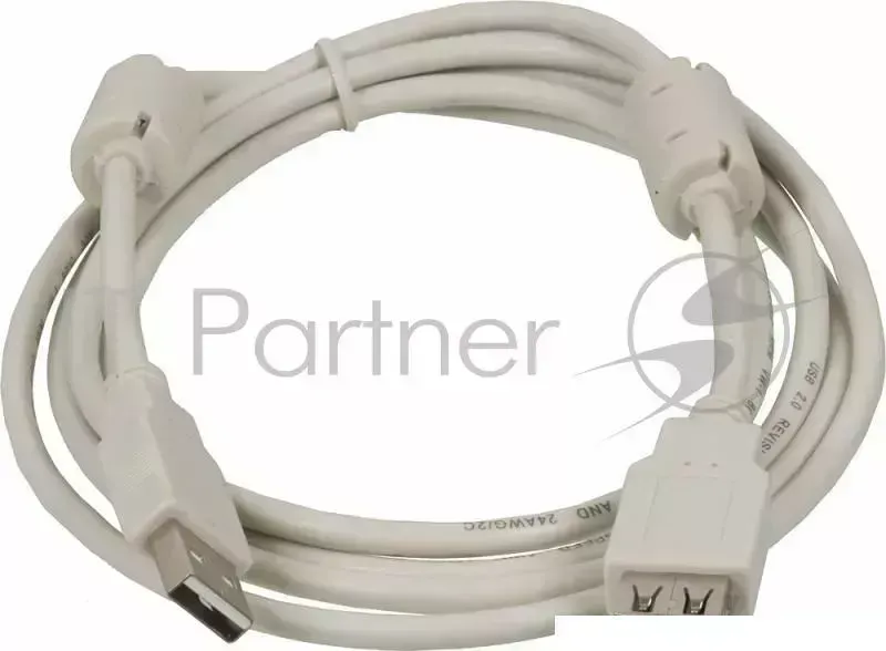 Кабель-удлинитель USB2.0 Ningbo USB A m /USB A f 1.8м феррит.кольца AM/AF 1.8M MG