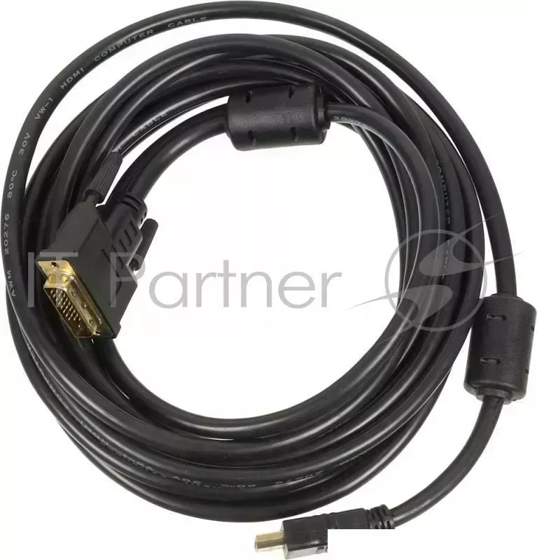 Кабель Ningbo DVI D/HDMI 24M/19M 5m позолоченные контакты ферритовые кольца