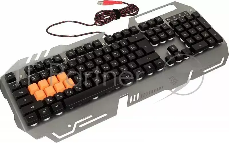 Клавиатура A4TECH Bloody B418 оранжевый USB Multimedia Gamer LED