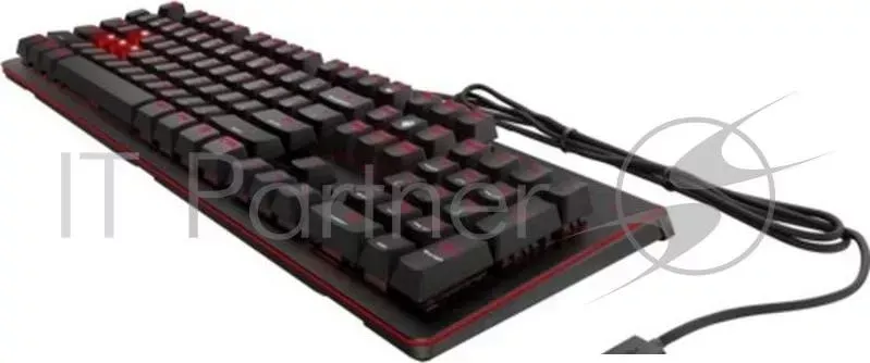 Клавиатура HP OMEN 1100 черный/красный USB Hewlett-Packard HP