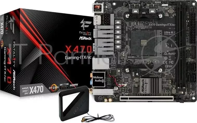 Материнская плата AMD X470 SAM4 MITX X470 GAMING-ITX/AC ASROCK