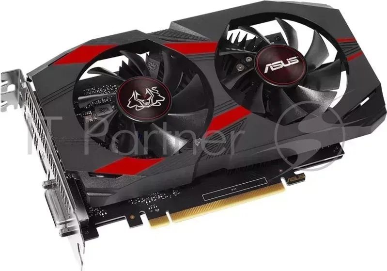 Видеокарта VGA ASUS NVIDIA GeForce GTX 1050, 2Gb GDDR5/128 bit, PCI Ex16 3.0, 1xDVI D, 1xHDMI 2.0, 1xDP 1.4,  ATX, 2 slot cooler, retail