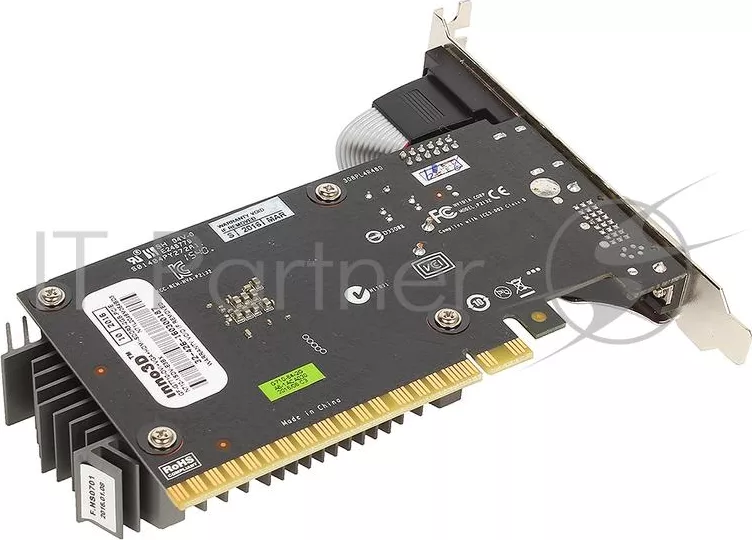 Фото №1 Видеокарта 2Gb <PCI-E> Inno3D GT710 <GFGT710, SDDR3, 64 bit, HDCP, VGA, DVI, HDMI, Retail>