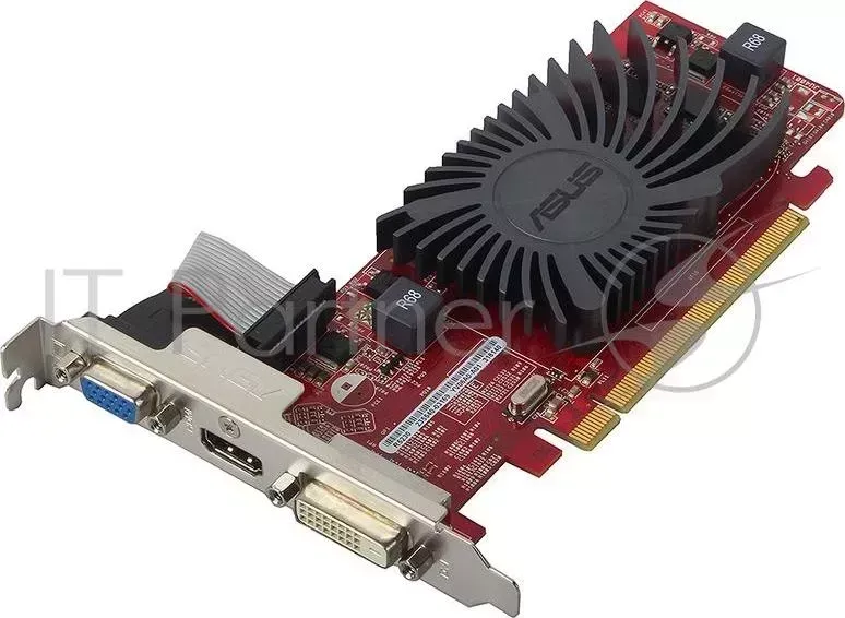 Видеокарта 2Gb <PCI-E> ASUS R5 230 SILENT 2GD3 L R5 230, GDDR3, 64 bit, VGA, DVI, HDMI, Retail