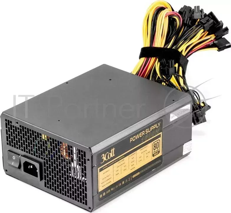 Блок питания для майнинга 3Cott 1600W
