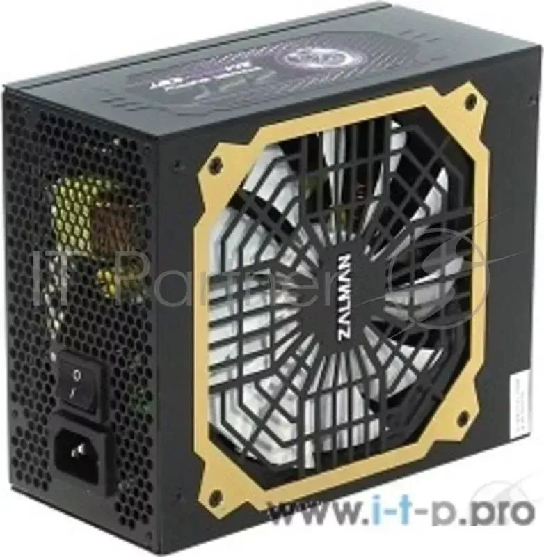 Блок питания ZALMAN ZM850 EBT, 850W, ATX12V v2.3, EPS, APFC, 12cm Fan, 80 Gold, Retail