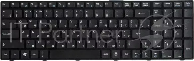 Клавиатура [ MSI CX605, CX620, CX705, CX720, CR630, FX610, FX700, X620, A6200 S1N 3ERU221 SA0 Black, black frame