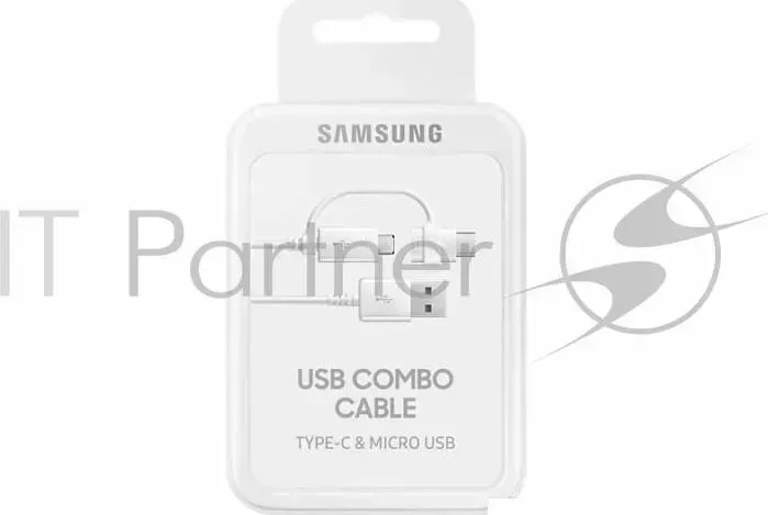 Кабель SAMSUNG EP DG930DWEGRU USB microUSB/ USB Type C белый 1.5м