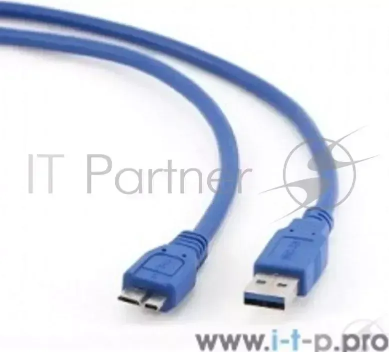 Кабель GEMBIRD /Cablexpert CCP mUSB3 AMBM 0.5M USB 3.0 Pro , AM/microBM 9P, 0.5м, экран, синий