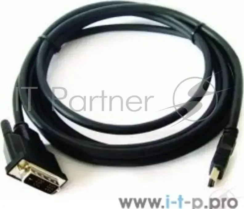 Кабель Кабель HDMI-DVI GEMBIRD , 4.5м, 19M/19M, single link, черный, позол.разъемы, экран CC DVI 15