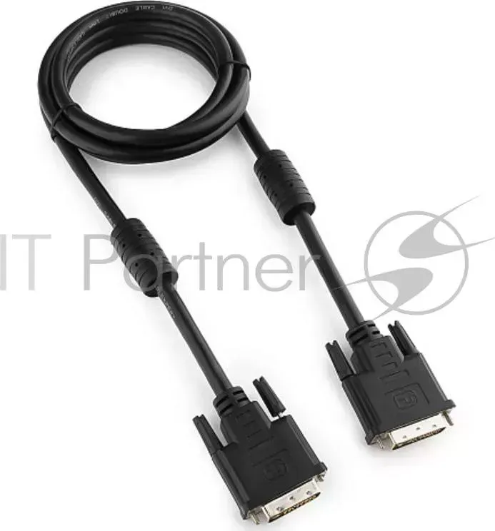 Кабель DVI-D single link GEMBIRD /Cablexpert , 19M/19M, 1.8м, черный, экран, феррит.кольца, пакет CC DVI BK 6