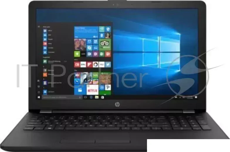 Ноутбук Hewlett-Packard HP 15-ra028ur Pen N3710/4Gb/500Gb/DVD-RW/15.6" HD/VGA int/WiFi/BT/Cam/DOS/Black