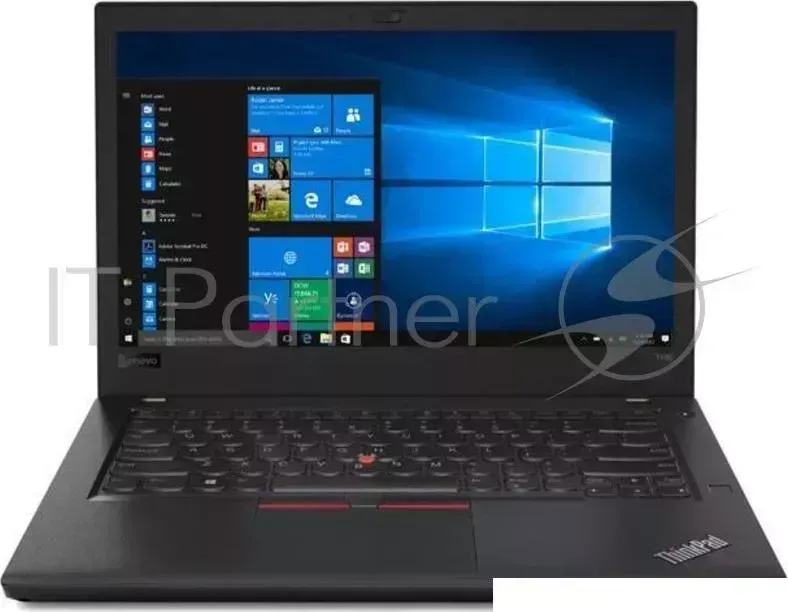 Ноутбук LENOVO ThinkPad T480 Core i7 8550U/16Gb/SSD512Gb/nVidia GeForce Mx150 2Gb/14"/IPS/WQHD/Windows 10 Professional 64/black/Cam