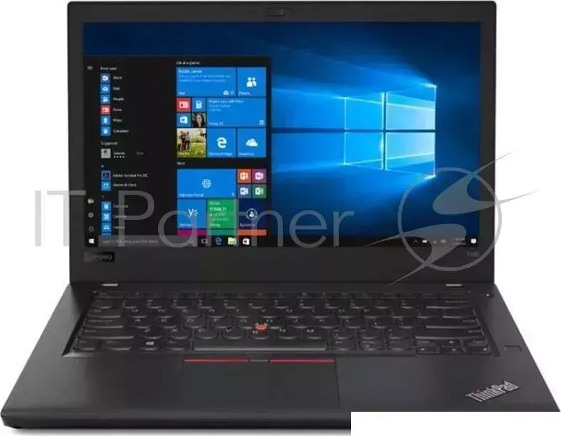 Ноутбук LENOVO ThinkPad T480 14" 1920x1080 IPS /Intel Core i7 8550U 1.8Ghz /16384Mb/512SSDGb/noDVD/Int:Intel HD/Cam/BT/WiFi/24 24WHr/war 3y/1.58kg/black/W10Pro 45W