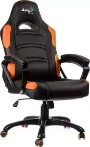Кресло офисное AEROCOOL геймеров AC80C-BO черно-оранжевое