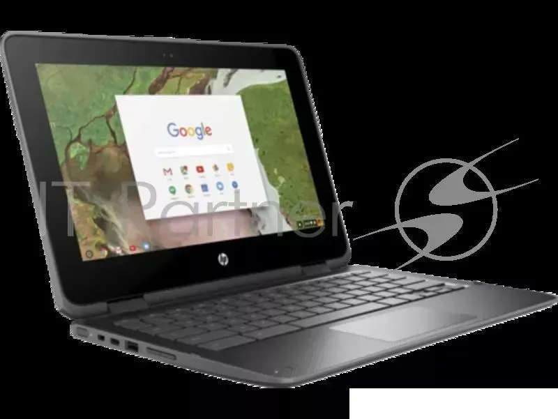 Ноутбук Hewlett-Packard HP Chromebook x360 11 G1 Celeron N3350 1.1GHz,11.6" HD 1366x768 Touch BV,4Gb,32Gb,47Wh LL,1.4kg,1y,Gray,ChromeOS