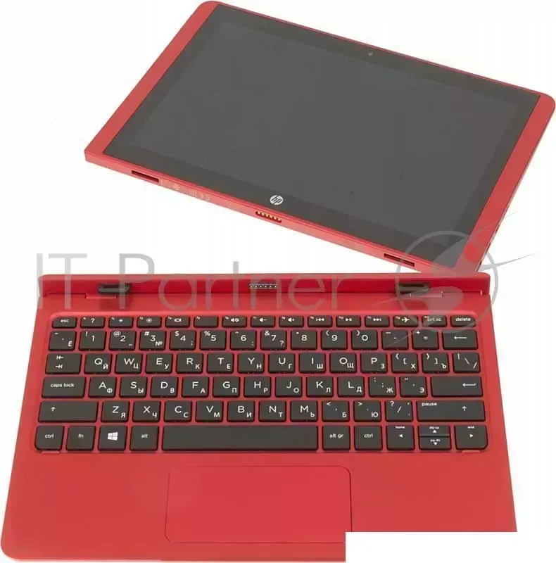 Ноутбук Hewlett-Packard Трансформер HP X2 Detachable 10 p004ur Atom X5 Z8350/4Gb/SSD64Gb/Intel HD Graphics 400/10.1"/IPS/Touch/HD 1366x768 /Windows 10 64/red/WiFi/BT/Cam