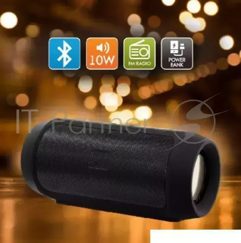 Портативная колонка GINZZU GM-994G 2400 mAh. Выходная мощность: 2 х 5Вт. Bluetooth: V4.0. Аудио-плеер: USB-flash и микроSD карты до 32 ГБ. FМ-радио: 8 GINZZU 2 х и 32 8