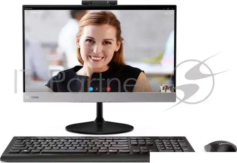 Моноблок LENOVO ThinkCentre V410z 21.5" Full HD i5 7400T 3.9 /8Gb/1Tb 7.2k/530 2Gb/noOS/WiFi/BT/ /мышь/Cam/черный