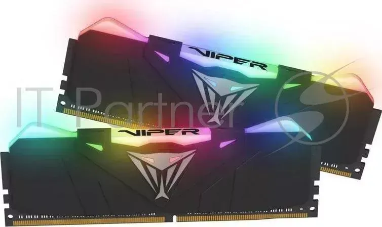 Память DDR4 16Gb 2x8GB (pc-28800) 3600MHz PATRIOT Viper4 Black CL16 RGB PVR416G360C6K