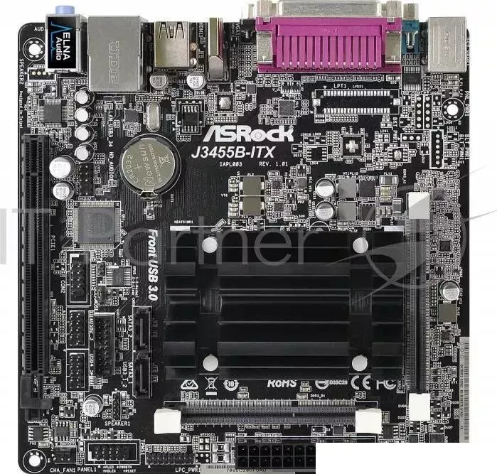 Материнская плата Asrock J3455B-ITX mini-ITX AC`97 8ch(7.1) GbLAN+VGA+HDMI