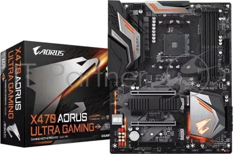 Материнская плата AMD X470 SAM4 ATX X470 AORUS ULTRA GAM GIGABYTE