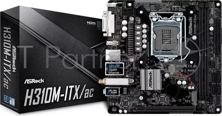 Материнская плата H310 S1151 MITX H310M-ITX/AC ASROCK ASROCK M-ITX/AC