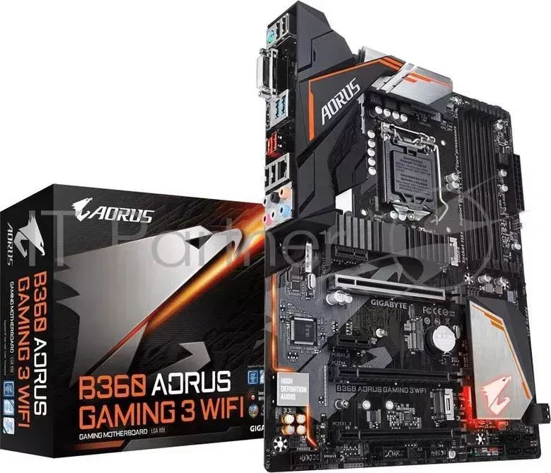 Материнская плата B360 S1151 ATX B360 AORUS GAM 3 WIFI GIGABYTE GIGABYTE 3