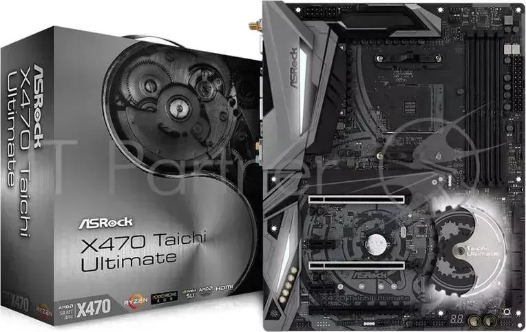 Материнская плата AMD X470 SAM4 ATX X470 TAICHI ULTIMATE ASROCK