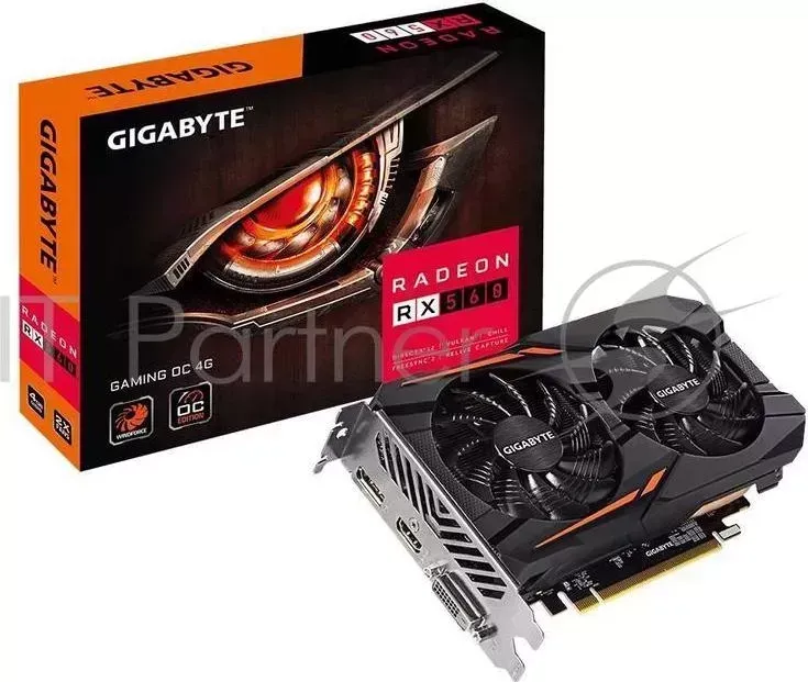 Видеокарта PCIE16 RX 560 4GB GDDR5 RX560GAMING OC-4GD V2 GIGABYTE GIGABYTE RX V2