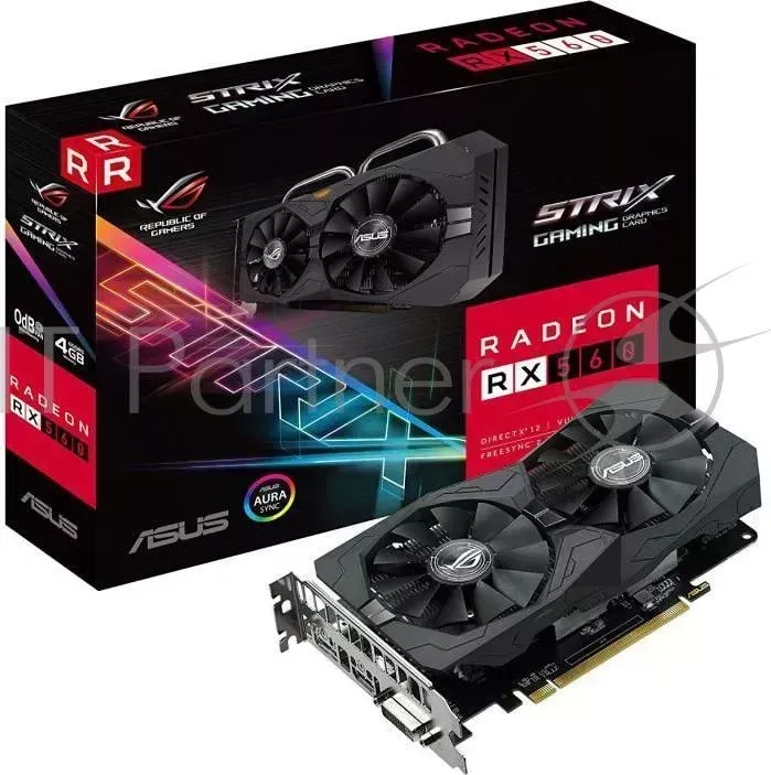 Видеокарта ROG-STRIX-RX560-4G-GAMING , RTL {10} ASUS ,