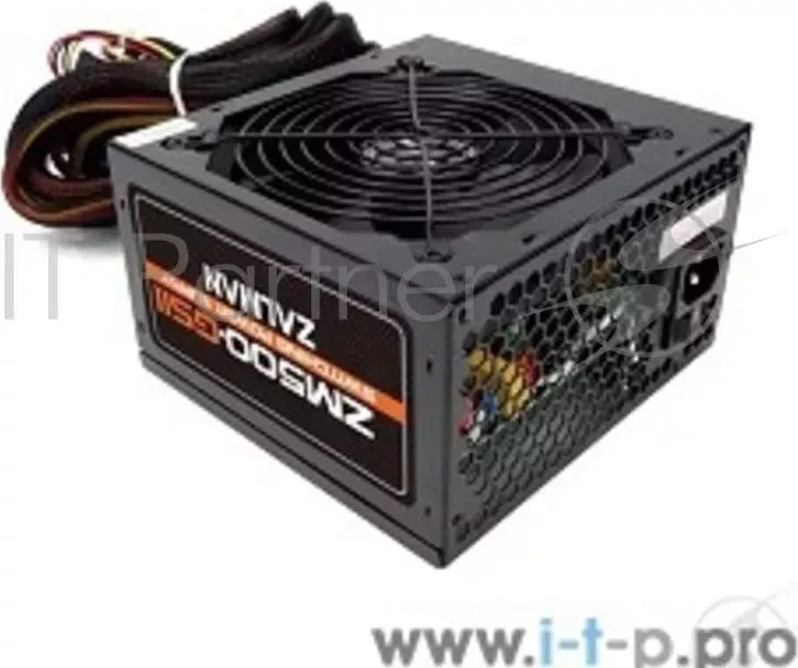 Блок питания ZALMAN GSII ZM500 GSII 500W, ATX12V v2.3, APFC, 12cm Fan, Ret