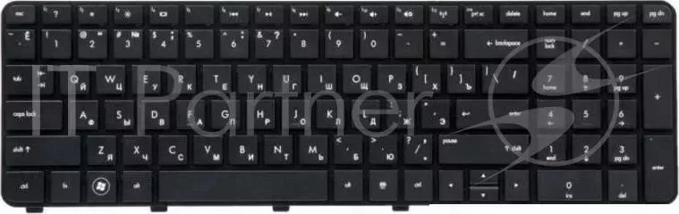 Клавиатура [HP Pavilion dv7-6000] [634016-251] Black, black frame, RU Print Hewlett-Packard RU